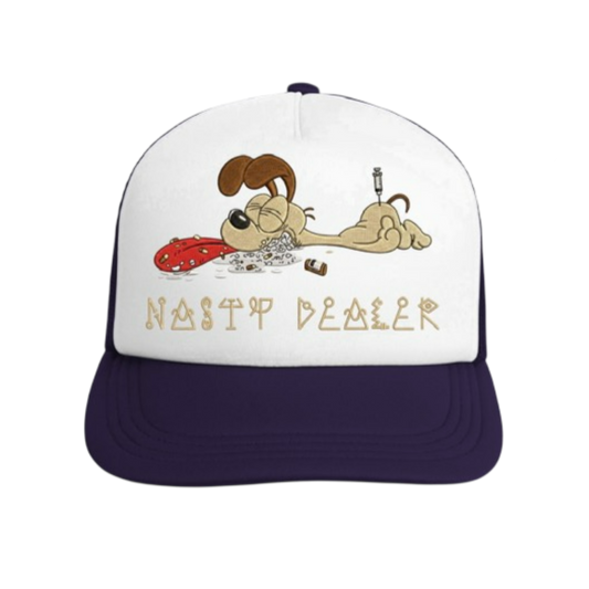 NASTY DEALER TRUCK 🛻 STOP (White/Navy Blue)